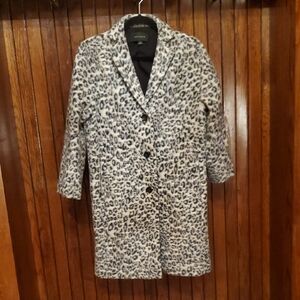 ANNE TAYLOR  SIZE MEDIUM Stylish Leopard Print Women's Coat
